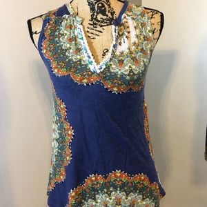 ANTHROPOLOGIE MEADOW RUE SLEEVELESS TOP